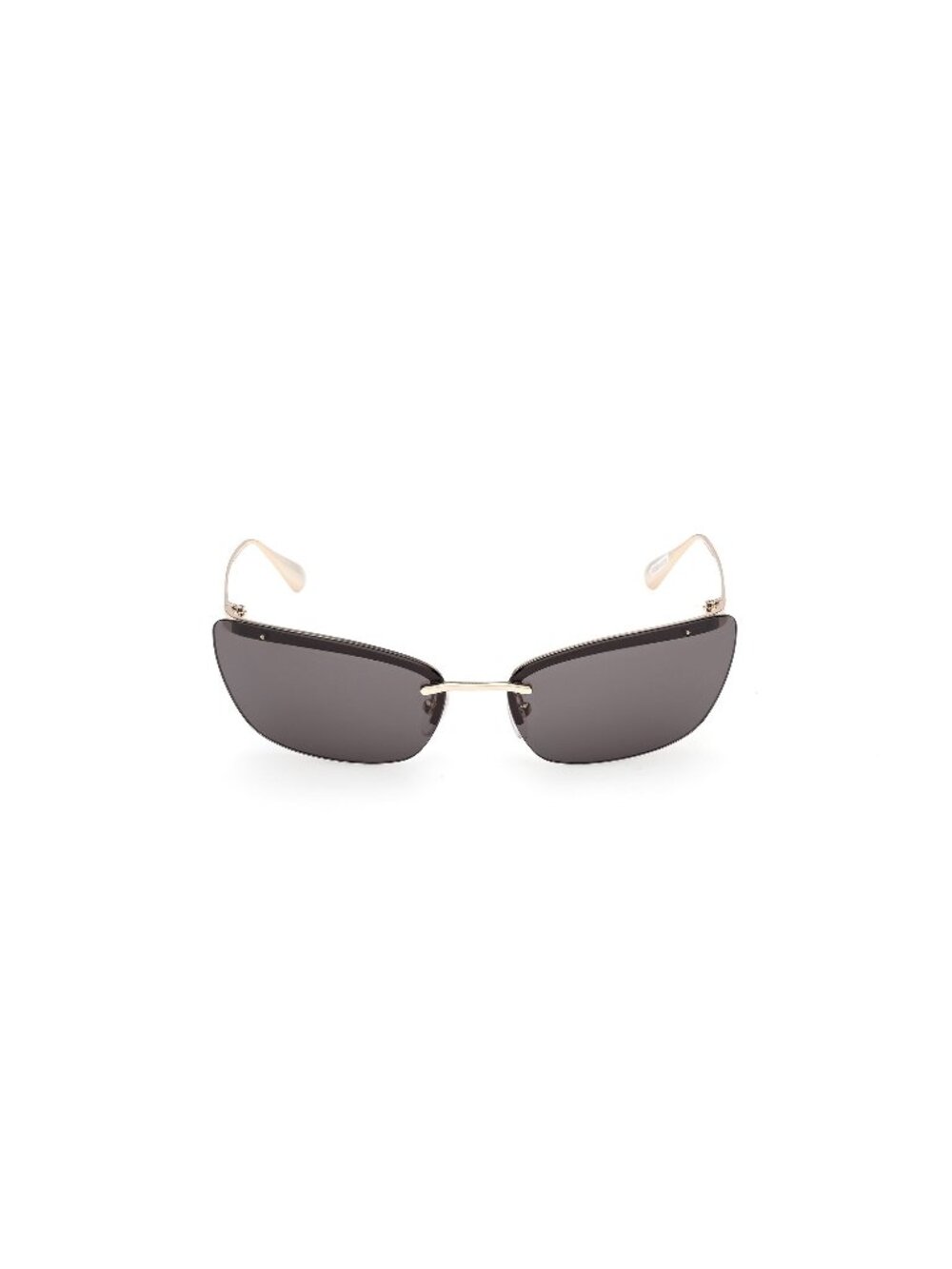New Max&Co Women's Sunglasses Gold Grey Lens Metal Frame MO0150 32A 63